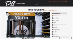 Desktop Screenshot of delanobats.com